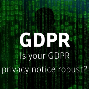 GDPR Blog Privacy Notice